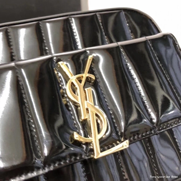 Tony Luxuries Vicky YSL leather Patent 0822